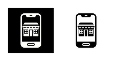 Mobile Store Vector Icon