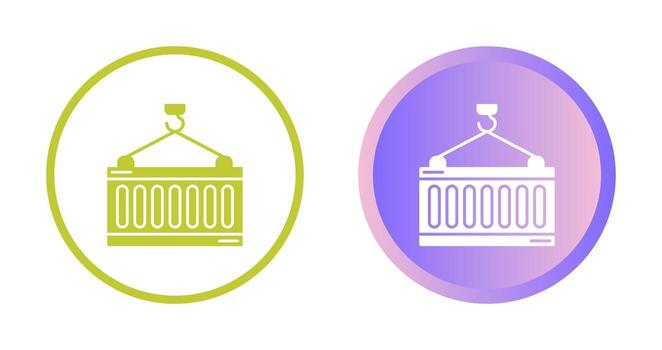 icono de vector de contenedor