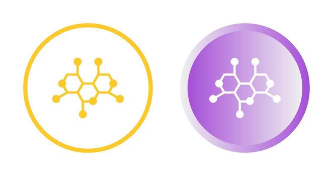 Molecule Structure Vector Icon