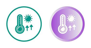 High Temperatures Vector Icon