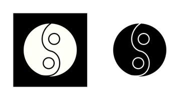 icono de vector de yin yang