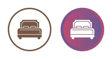 Hotel Bed Vector Icon