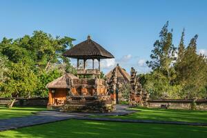 Pura Taman Ayun, a Balinese temple and garden in Mengwi subdistrict in Badung Regency, Bali, Indonesia. photo