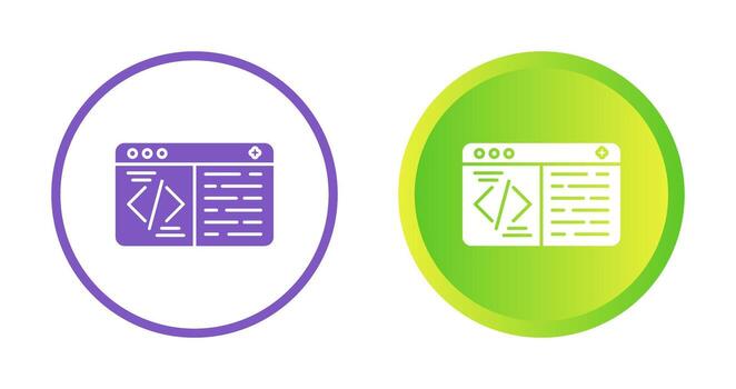 Coding Vector Icon