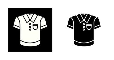 icono de vector de camisa de polo