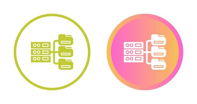 icono de vector de base de datos