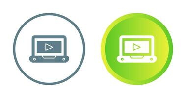 icono de vector de tutorial de vídeo