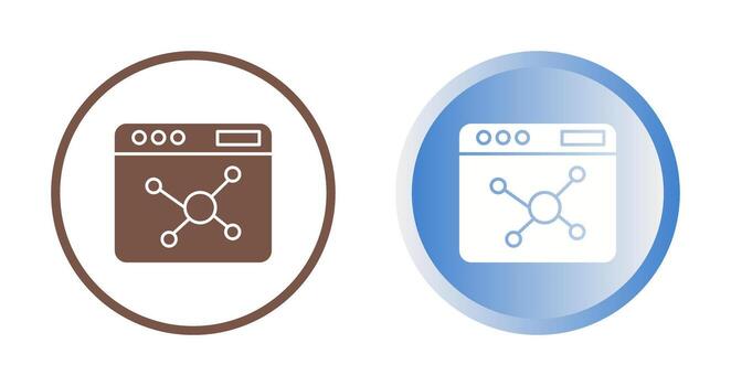 icono de vector de algoritmo