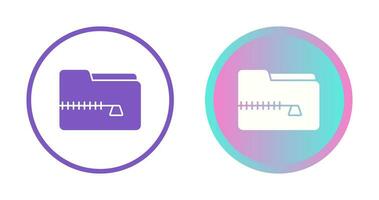 Zip File Vector Icon