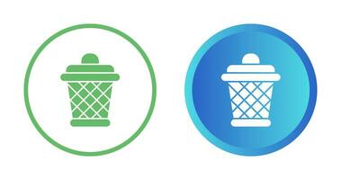 Dustbin Vector Icon