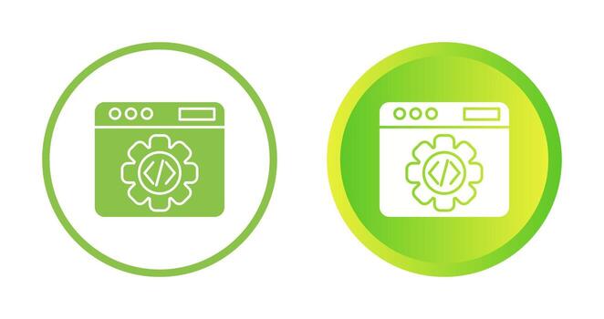 icono de vector de programación