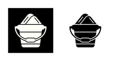 Sand Bucket Vector Icon