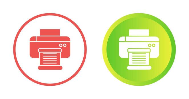 icono de vector de impresora