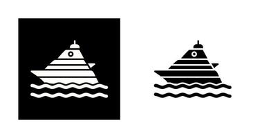 Yacht Vector Icon