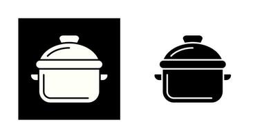 icono de vector de olla de cocina