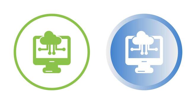 Cloud Computing Vector Icon