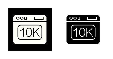 10k Vector Icon