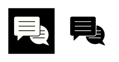 icono de vector de conversación