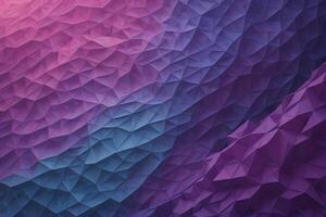 Abstract polygonal background. Triangular origami style with gradient. generative ai photo