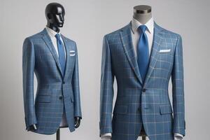 Men's suit on a mannequin. Men's suit on a mannequin. photo