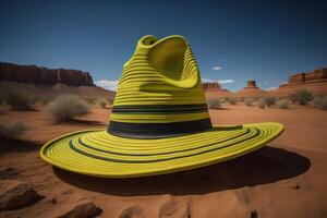 Wizard Hat in Monument Valley Navajo Tribal Park Arizona USA. generative ai photo