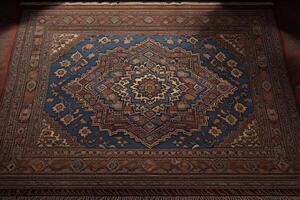 Ceramic floor in the Qutub Minar complex, Morocco. photo