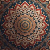 Vintage background with mandala pattern. illustration for your design. photo