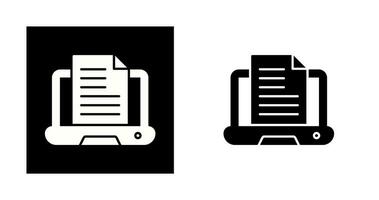 Content Writing Vector Icon