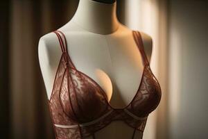 Sensual lingerie on a mannequin. ai generative photo