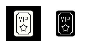 icono de vector de pase vip