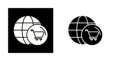 World Cart Vector Icon