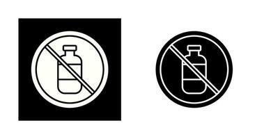 No Liquids Vector Icon