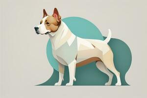 Cute and Adorable Vector illustration in flat style on solid color background. ai generative photo