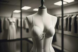 Sensual lingerie on a mannequin. ai generative photo