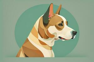 Cute and Adorable Vector illustration in flat style on solid color background. ai generative photo