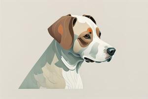 Cute and Adorable Vector illustration in flat style on solid color background. ai generative photo