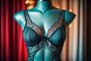 Sensual lingerie on a mannequin. ai generative photo