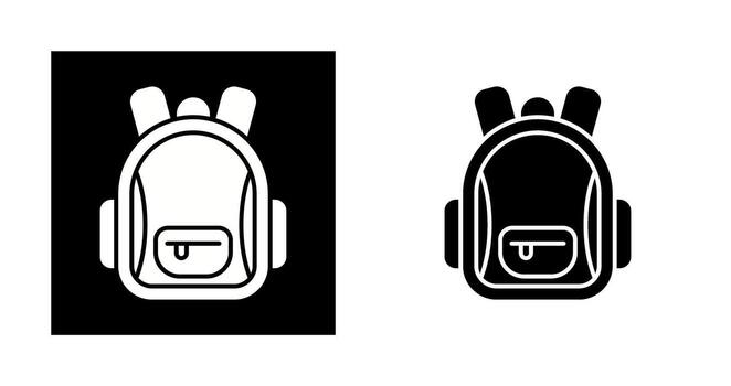 Backpack Vector Icon