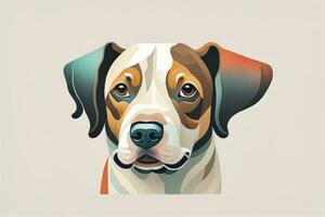 Cute and Adorable Vector illustration in flat style on solid color background. ai generative photo