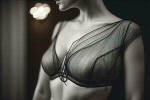 Sensual lingerie on a mannequin. ai generative photo