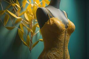 Sensual lingerie on a mannequin. ai generative photo