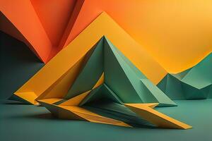 abstract background with colors, creative Design. ai generated photo
