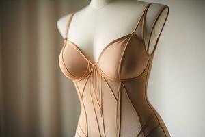 Sensual lingerie on a mannequin. ai generative photo