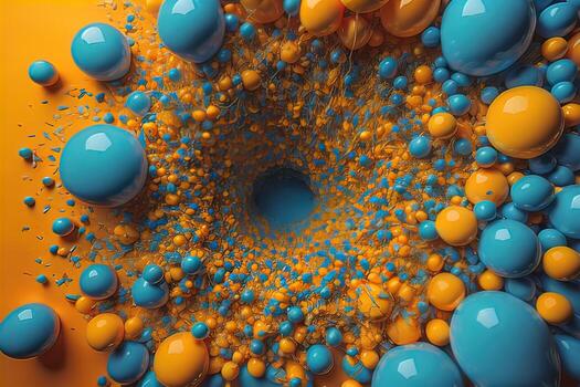 abstract background with colors, creative Design. ai generated photo