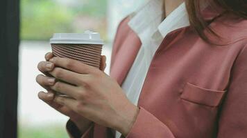 Financial analysts analyze business financial reports on a digital tablet planning investment project during a discussion at a meeting of corporate showing the results of their successful teamwork. video