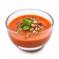 Spanish cold soup Gazpacho photo
