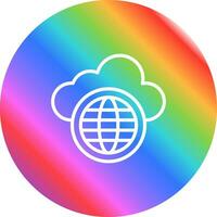 Cloud Network Vector Icon