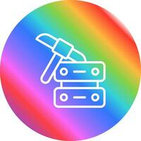 Data Mining Vector Icon