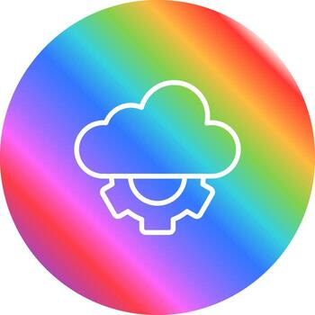 Cloud API Vector Icon
