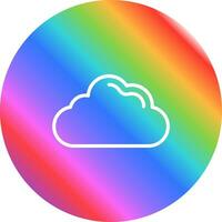 icono de vector de nube